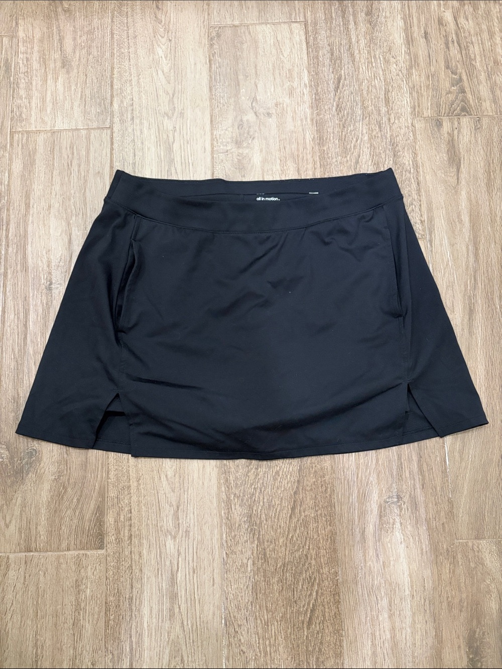 all in motion Black Performance Skort with Built-In Shorts